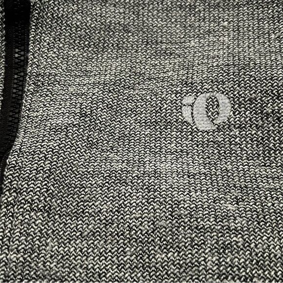 Pearl Izumi Jersey Warm Sweater Knit Black Fleece Lined Cycle Full Zip Jacket L - Picture 8 of 12